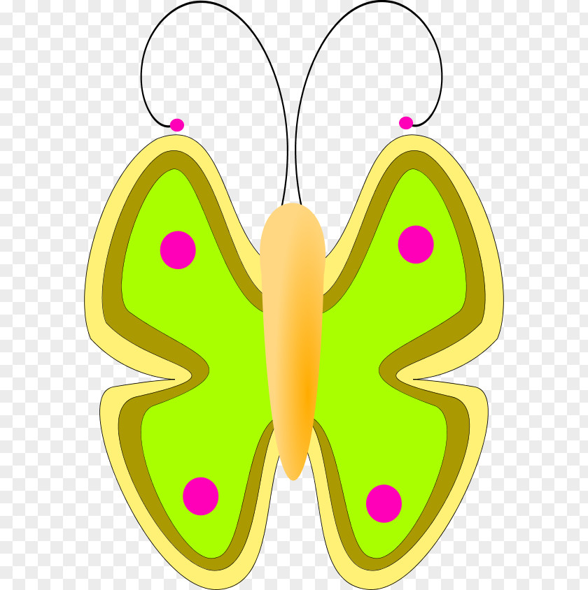 Yellow Butterfly Clipart Monarch Clip Art PNG