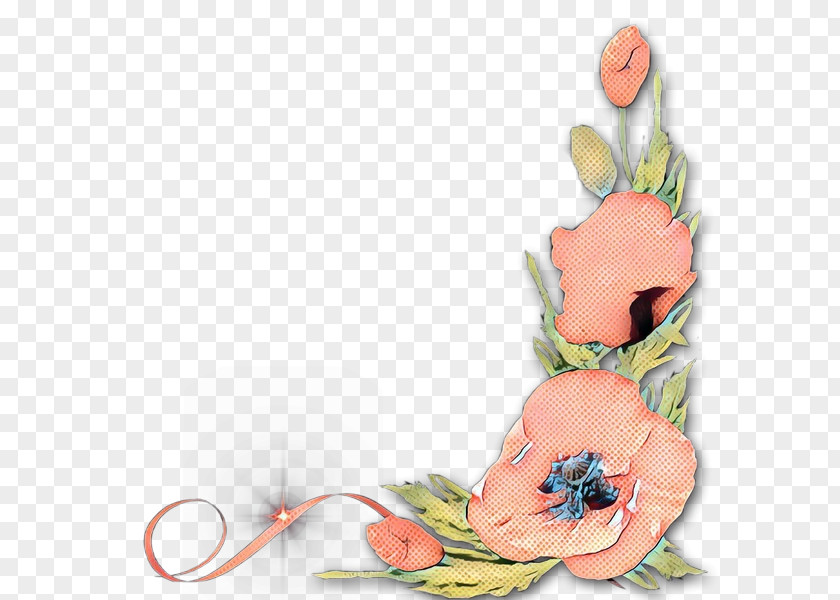 Peach Cut Flowers Clip Art Plant Flower PNG