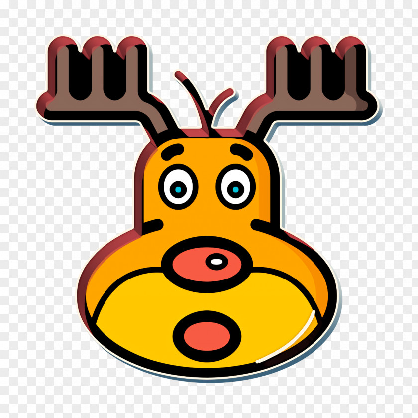 Reindeer Emoticon Christmas Tree Icon PNG