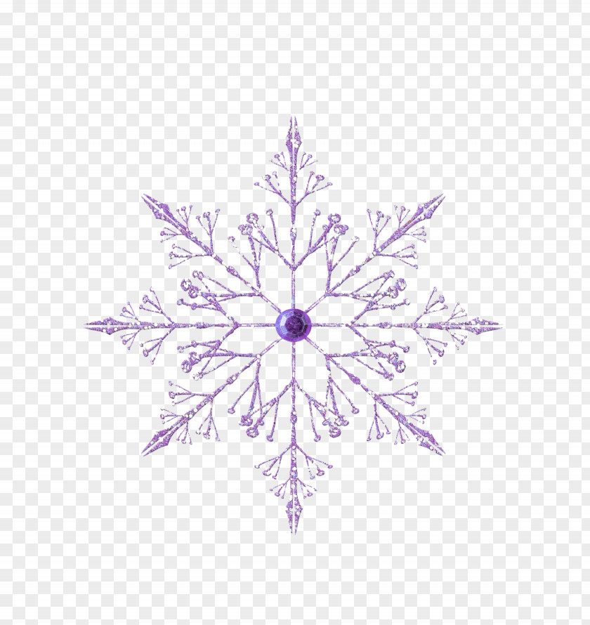Snowflake Purple Blue Download PNG