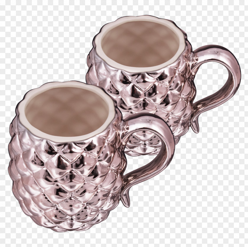 Stereo Words Coffee Cup Silver Mug Body Jewellery PNG