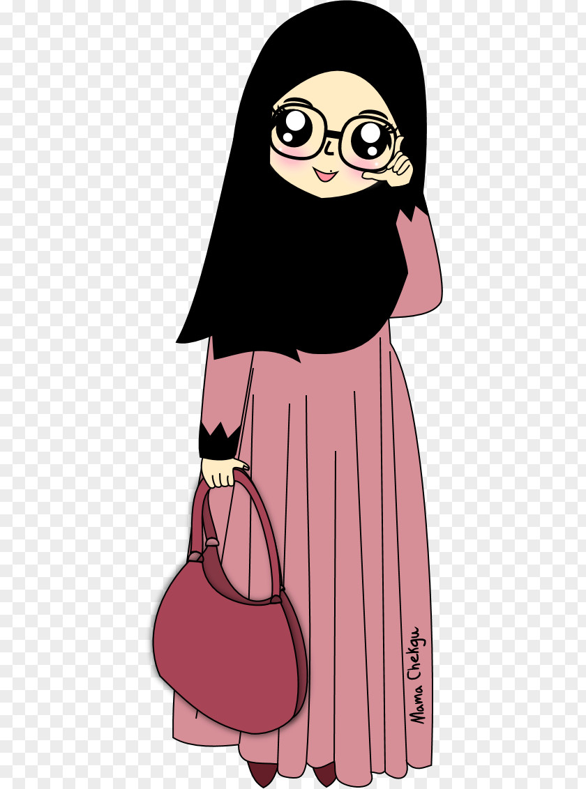 Woman Hijab Muslim Drawing Islam PNG
