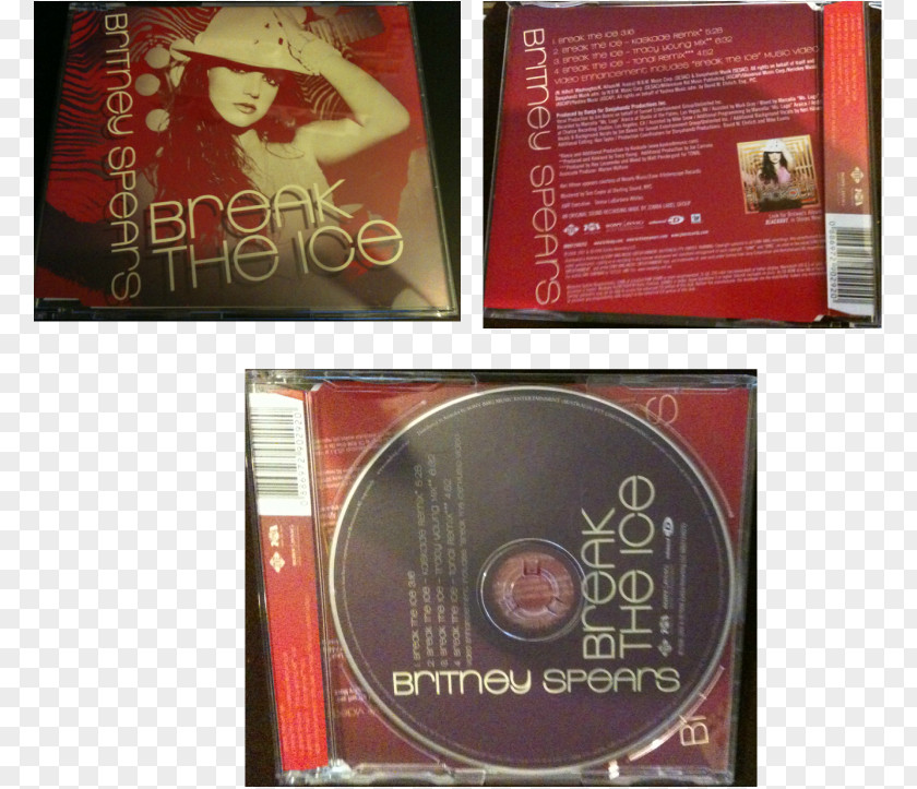 Britney Spears La Transparencia De Un Alma Break The Ice Compact Disc DVD STXE6FIN GR EUR PNG