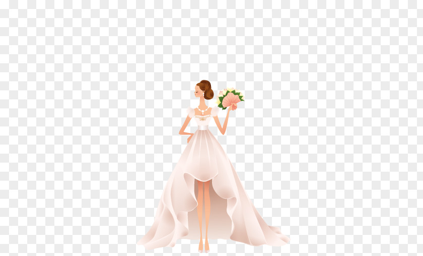 Vector Elements Wedding Model Bride Poster PNG