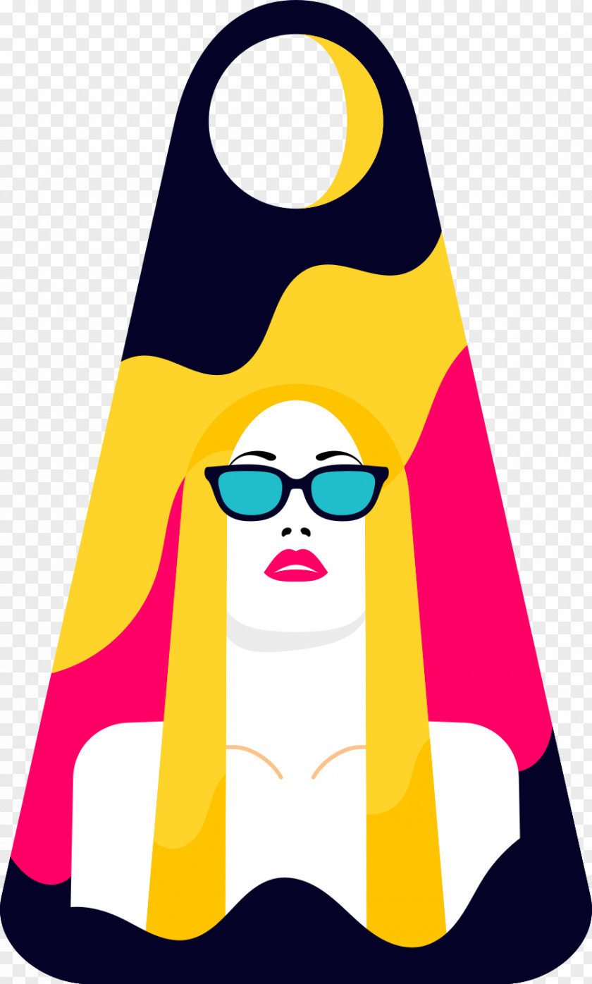 Bauhaus Illustration Sunglasses Art Fashion PNG