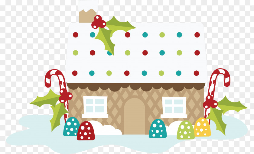 Gingerbread Christmas Decoration House Clip Art PNG