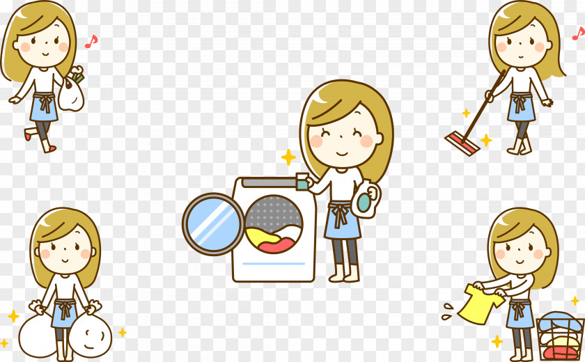 Housekeeping Cleaning Housewife Kitchen PNG