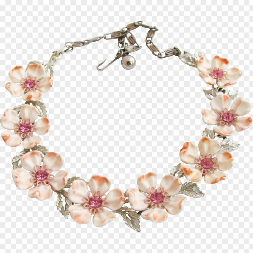 Necklace Pearl Flowering Dogwood Jewellery Choker PNG