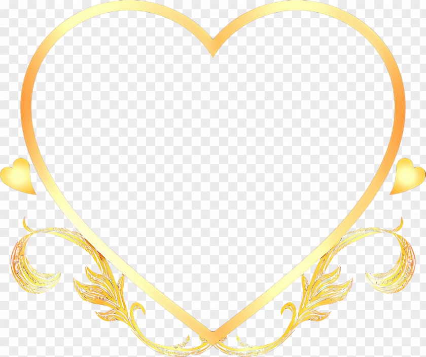 Picture Frames Heart Image Clip Art Gold PNG