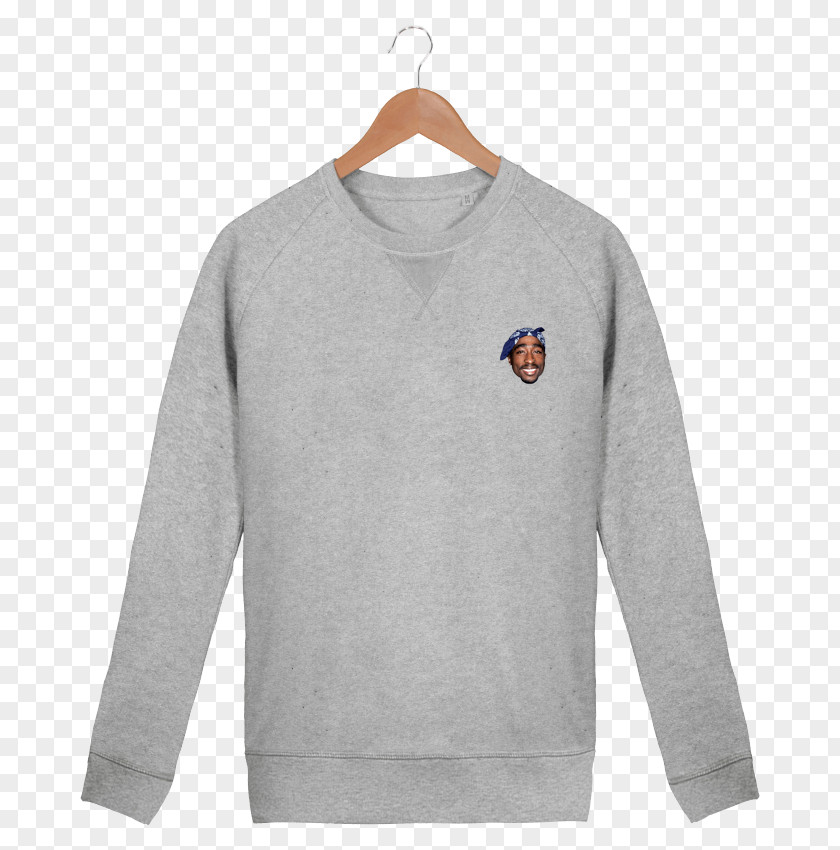 Tupac T-shirt Hoodie Bluza Sweater Collar PNG