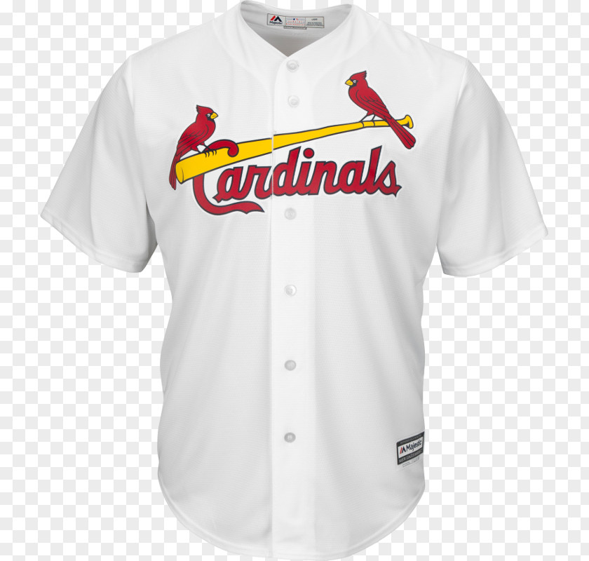 Tshirt St. Louis Cardinals MLB Busch Stadium Majestic Athletic Jersey PNG