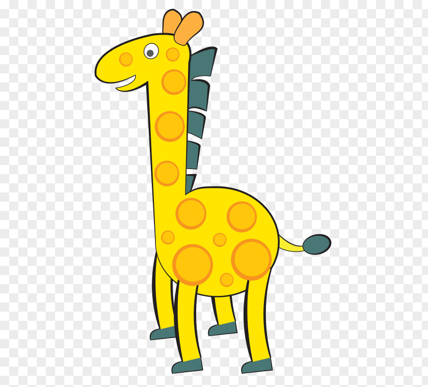 Cartoon Giraffe Clip Art PNG