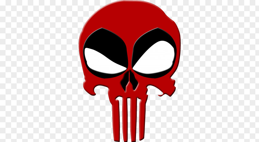 Deadpool Punisher T-shirt PNG