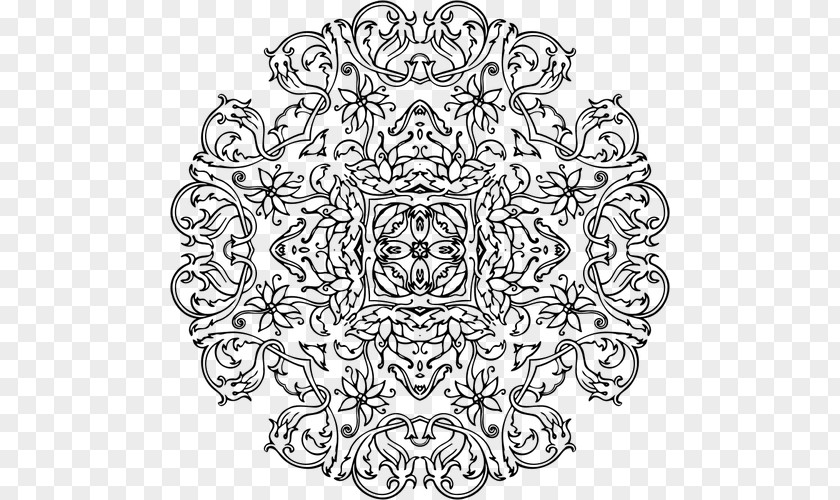 Design Ornament Black And White Visual Arts Drawing PNG