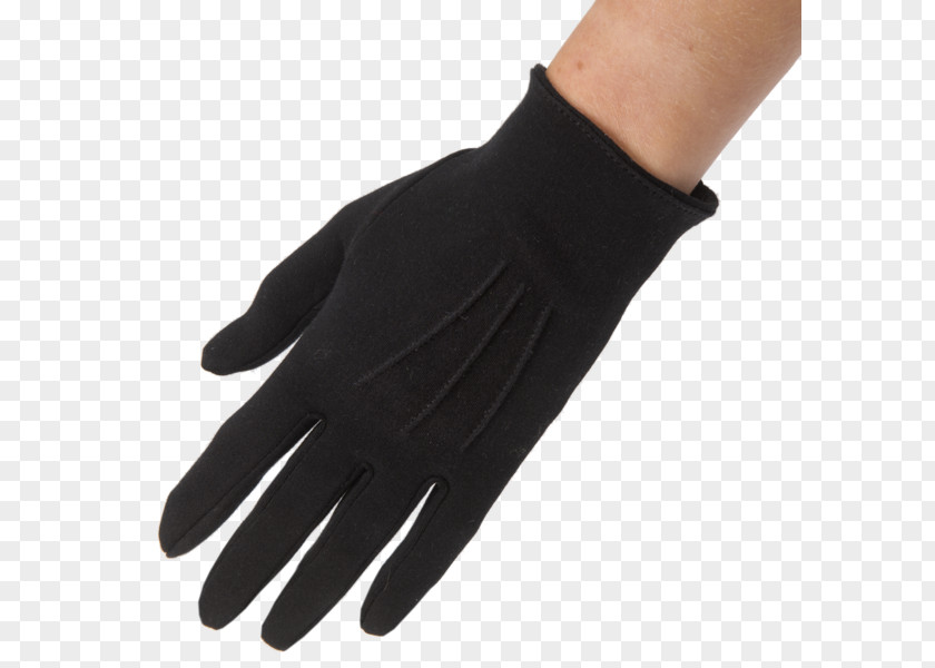 Finger Glove Safety Black M PNG