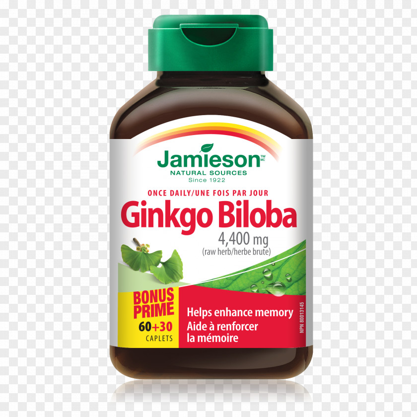 Ginkgo-biloba Dietary Supplement Jamieson Laboratories Zinc Gluconate Glucosamine Vitamin PNG