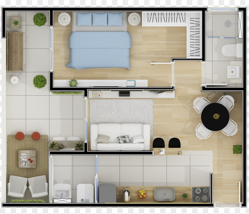 Studio One Interior Design Services Floor Plan PNG