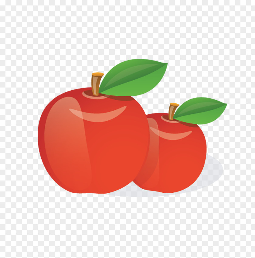 Cartoon Red Apples Apple PNG