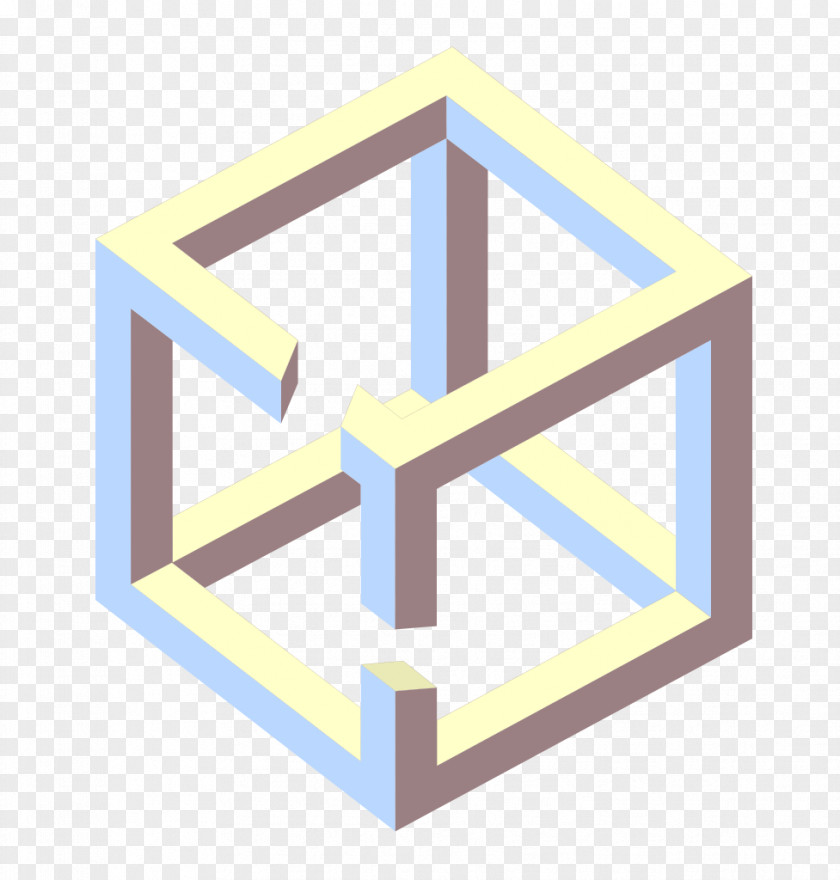 Cube Penrose Triangle Impossible Object Necker PNG