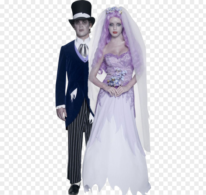 Ghost Costume Party Halloween Clothing Bride PNG