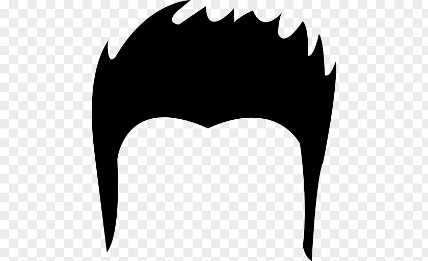 Hair Shapes Hairstyle Black Clip Art PNG