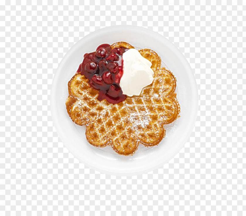 Strawberry Jam Muffins Belgian Waffle Pancake PNG