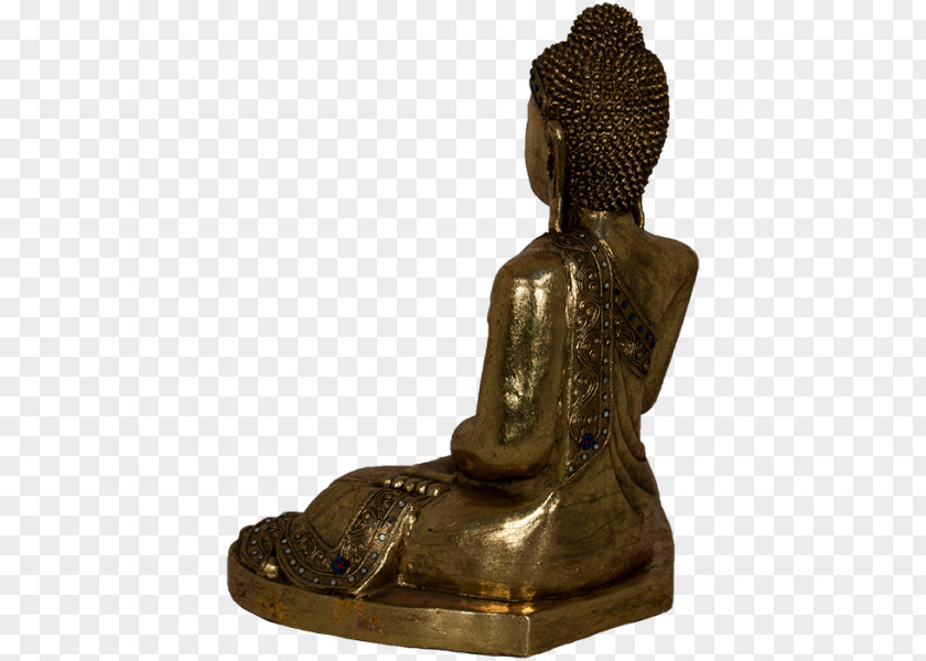 Thai Buddha Statue Bronze Sculpture Classical PNG