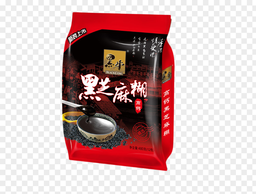 Black Bull Sesame Paste Soup Breakfast Cereal Soy Milk PNG