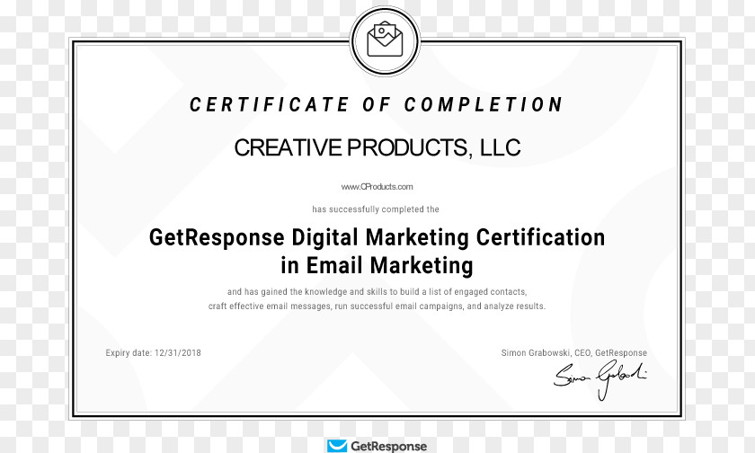 Creative Certificate Material Digital Marketing Inbound Business Brochure PNG