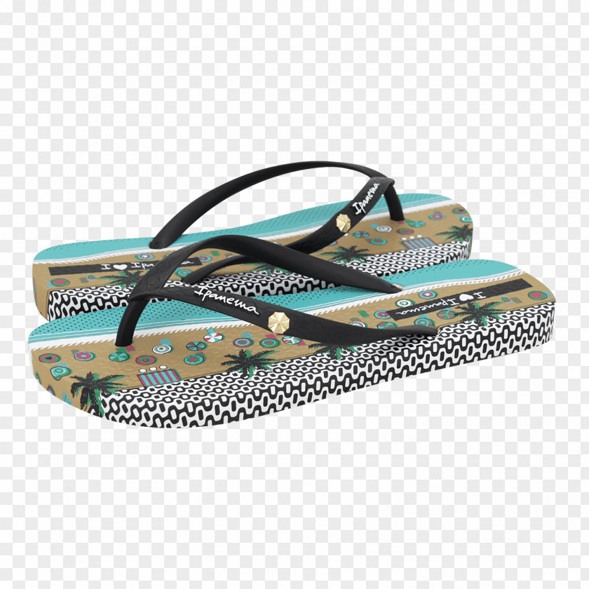 Sandal Flip-flops Shoe Black Woman PNG