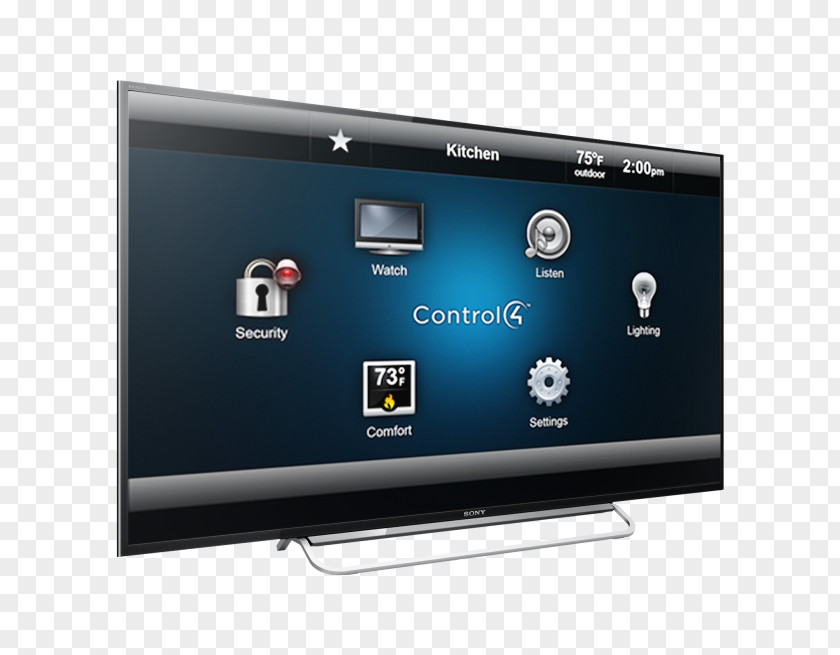 Sony Tv Home Automation Kits Computer Keyboard LED-backlit LCD Monitors Control4 PNG