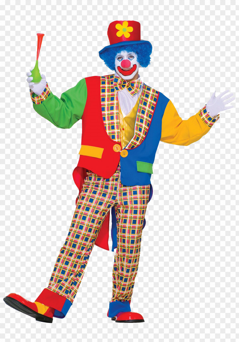 Clown Halloween Costume Big Top Adult PNG