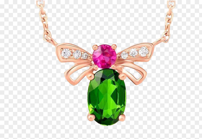 Diamond Gemstone Necklace Pendant Jewellery PNG