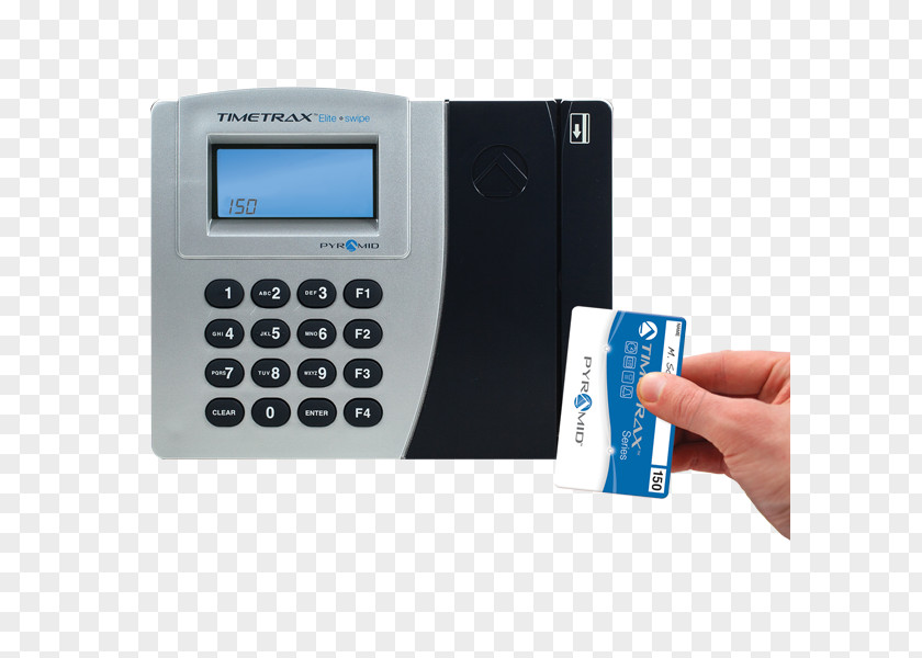 Nail Swipe Time & Attendance Clocks And Magnetic Stripe Card PNG
