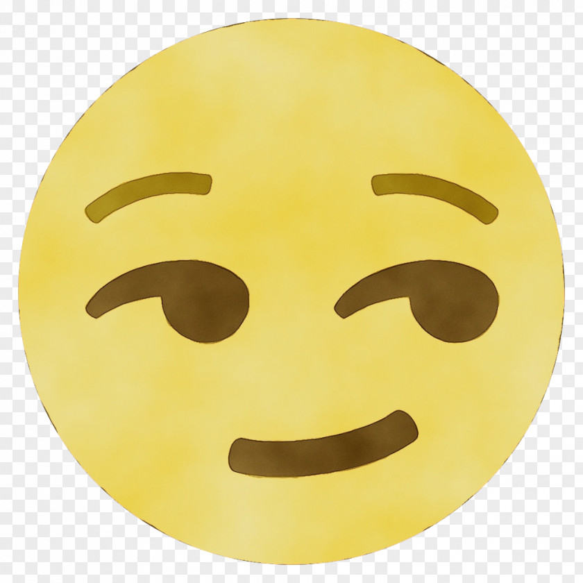 Oval Comedy Happy Face Emoji PNG