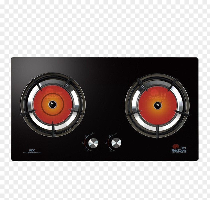 Red Double Stove Gas EH01C Hearth Natural Fuel Coal PNG