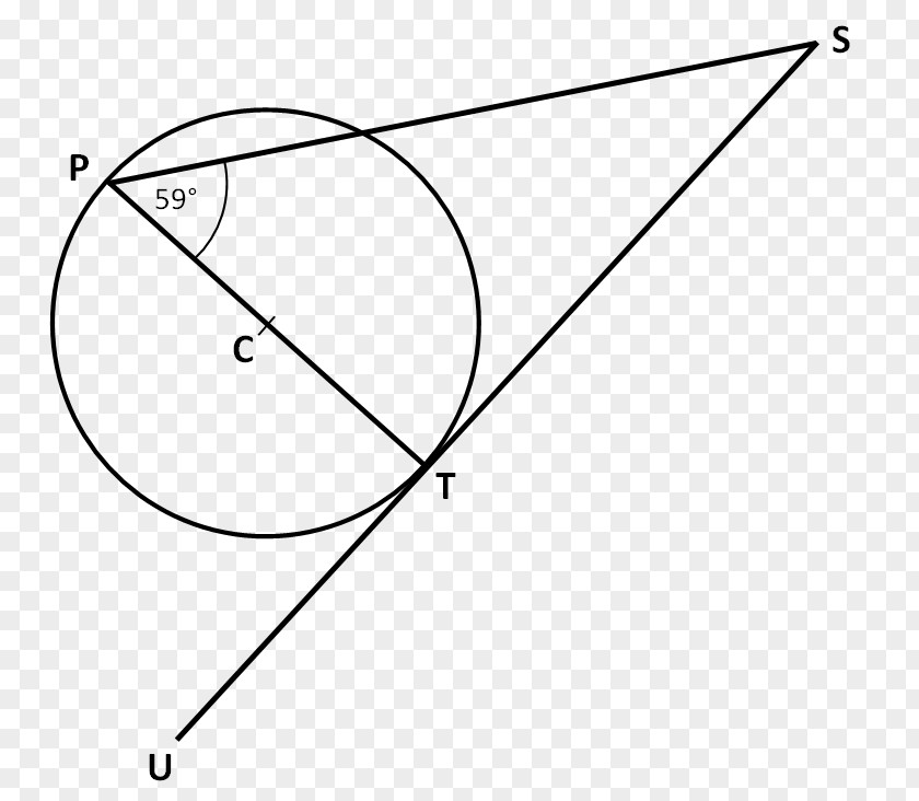 Triangle Tangent Lines To Circles Point PNG