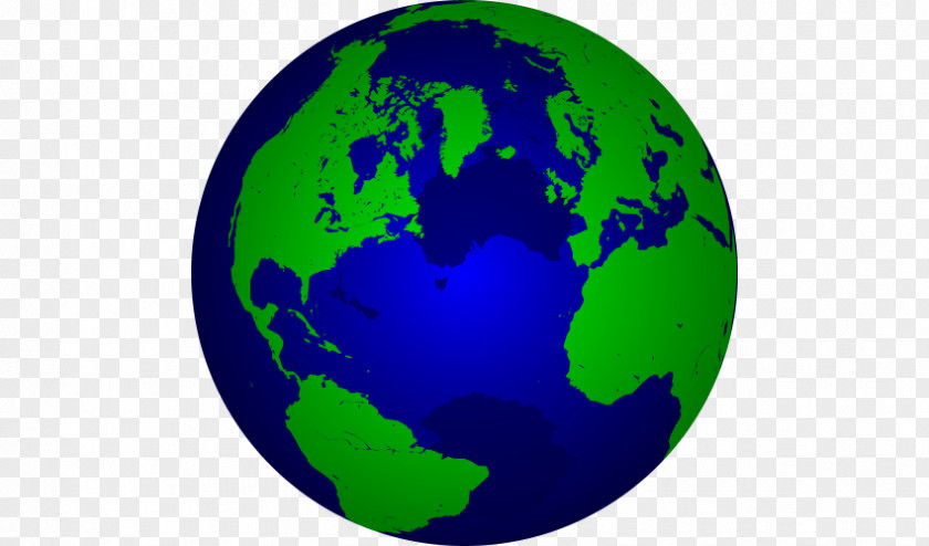 World Map Globe Blank PNG