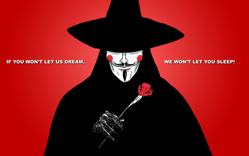 Anonymous Mask V For Vendetta IPhone Desktop Wallpaper Quotation PNG