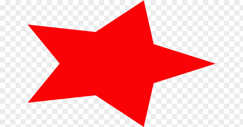 Carmine Star Red Arrow PNG