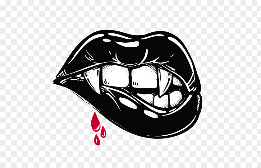 Flash Tattoo Lip Drawing PNG