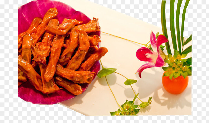 Original Luya Tongue Red Cooking Duck French Fries Lou Mei Master Stock PNG