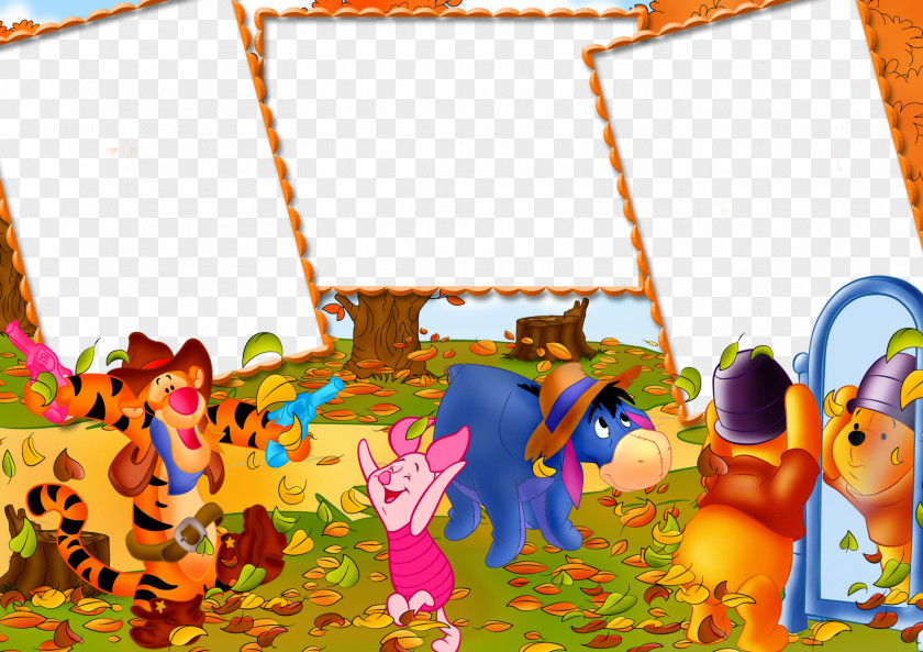 Winnie Pooh Winnie-the-Pooh Cuadro Frame PNG