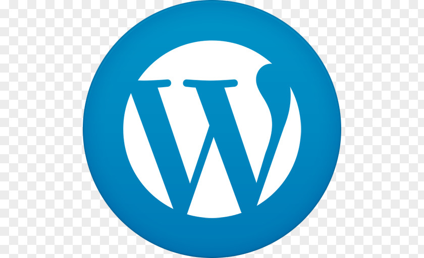 Wordpress Blue Area Text Symbol PNG