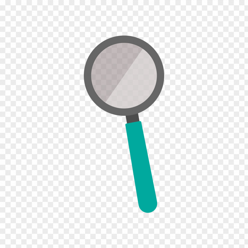 Blue Handle Magnifying Glass PNG