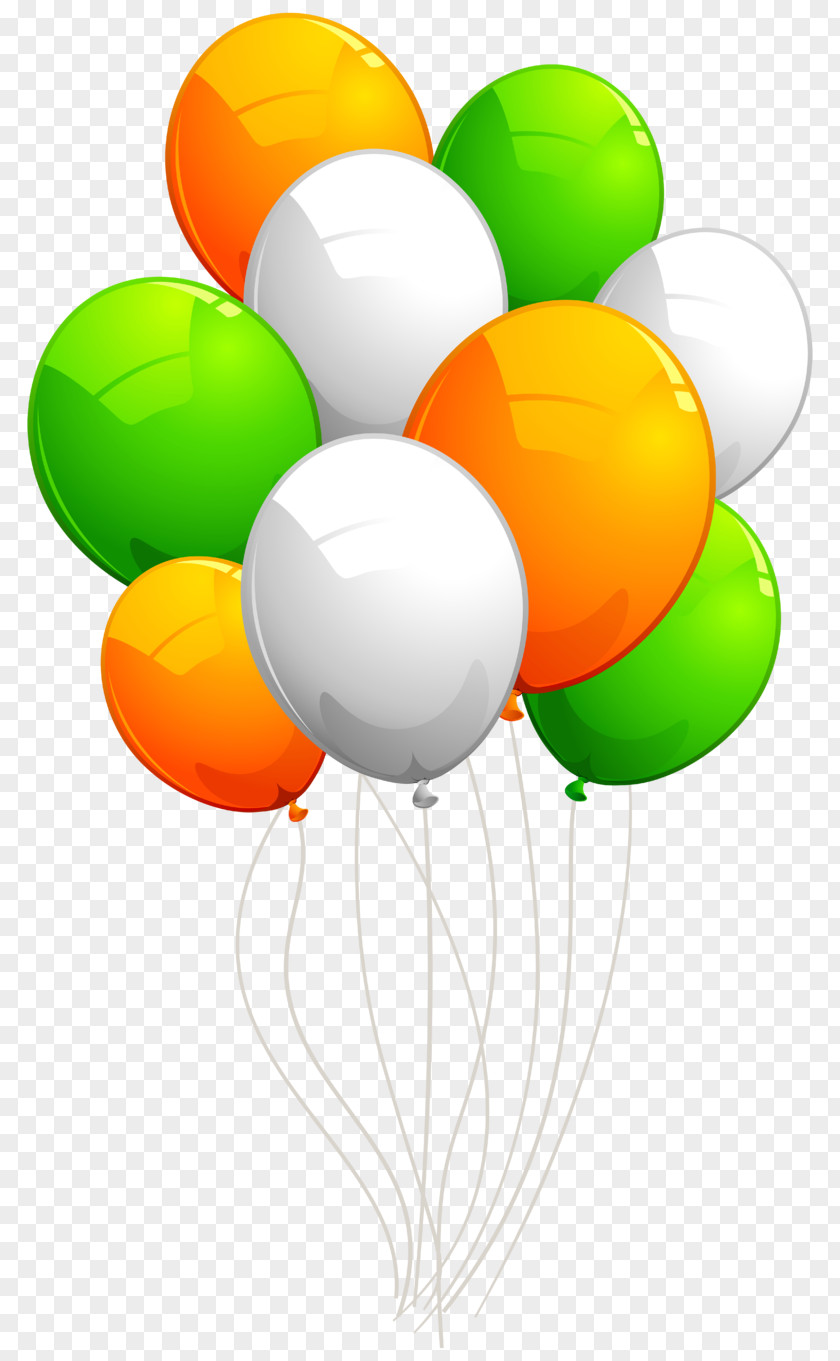 Festive Balloon Saint Patrick's Day Festival Clip Art PNG