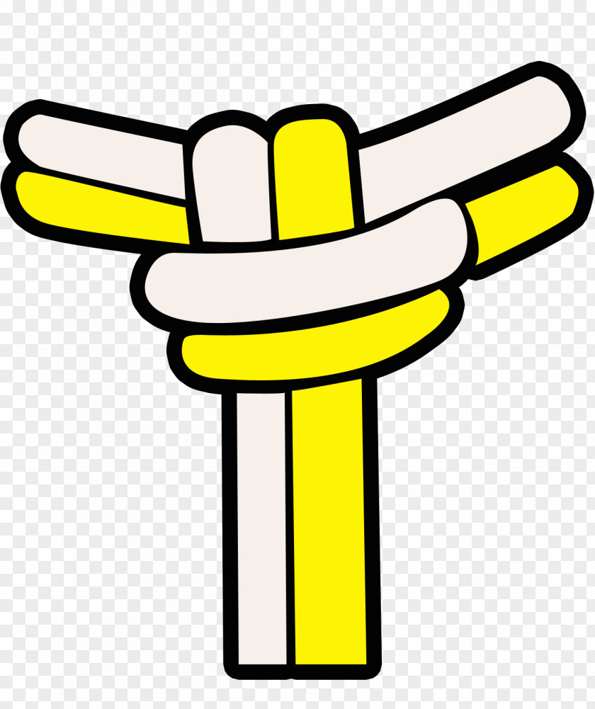 Rope Kadara Capoeira Canada (Scarborough) Abadá Yellow PNG
