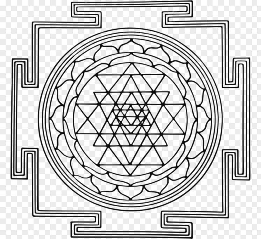 Sri Yantra Lakshmi Mahadeva Hindu Iconography PNG