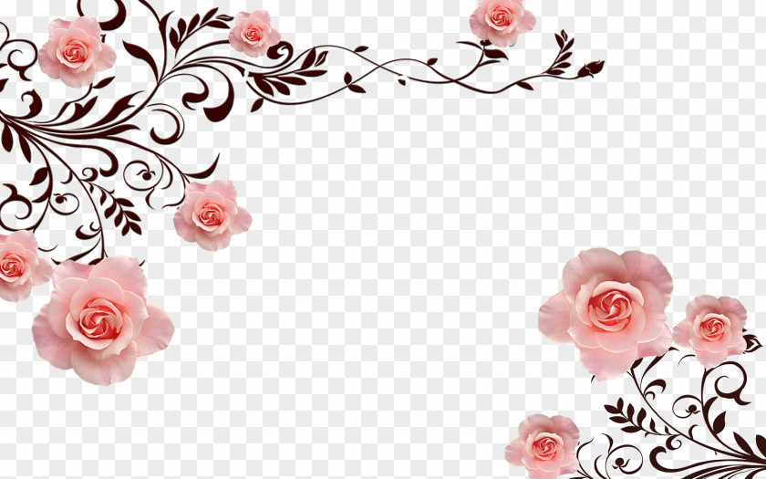 Abstract Background Decoration Painting Paper Flower Wallpaper PNG