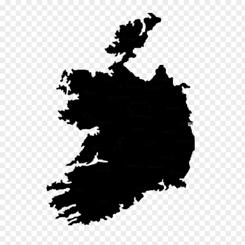 Map Counties Of Ireland County Dublin Norman Invasion Irish PNG